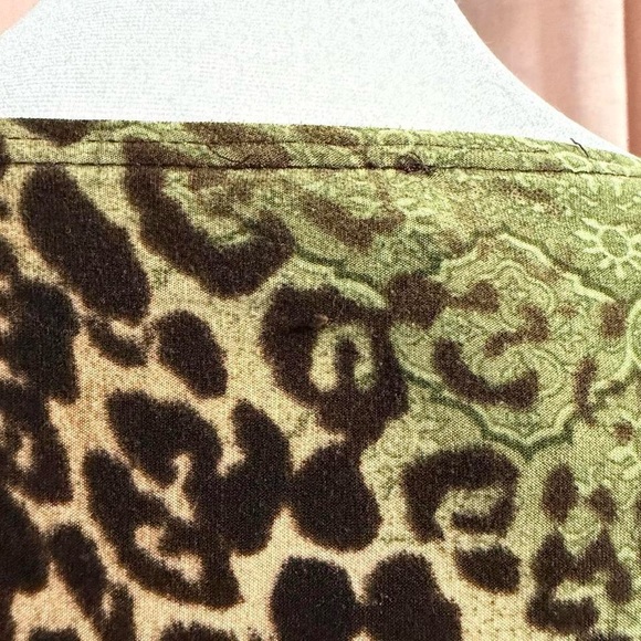 y2k vintage leopard print top - Picture 5 of 6